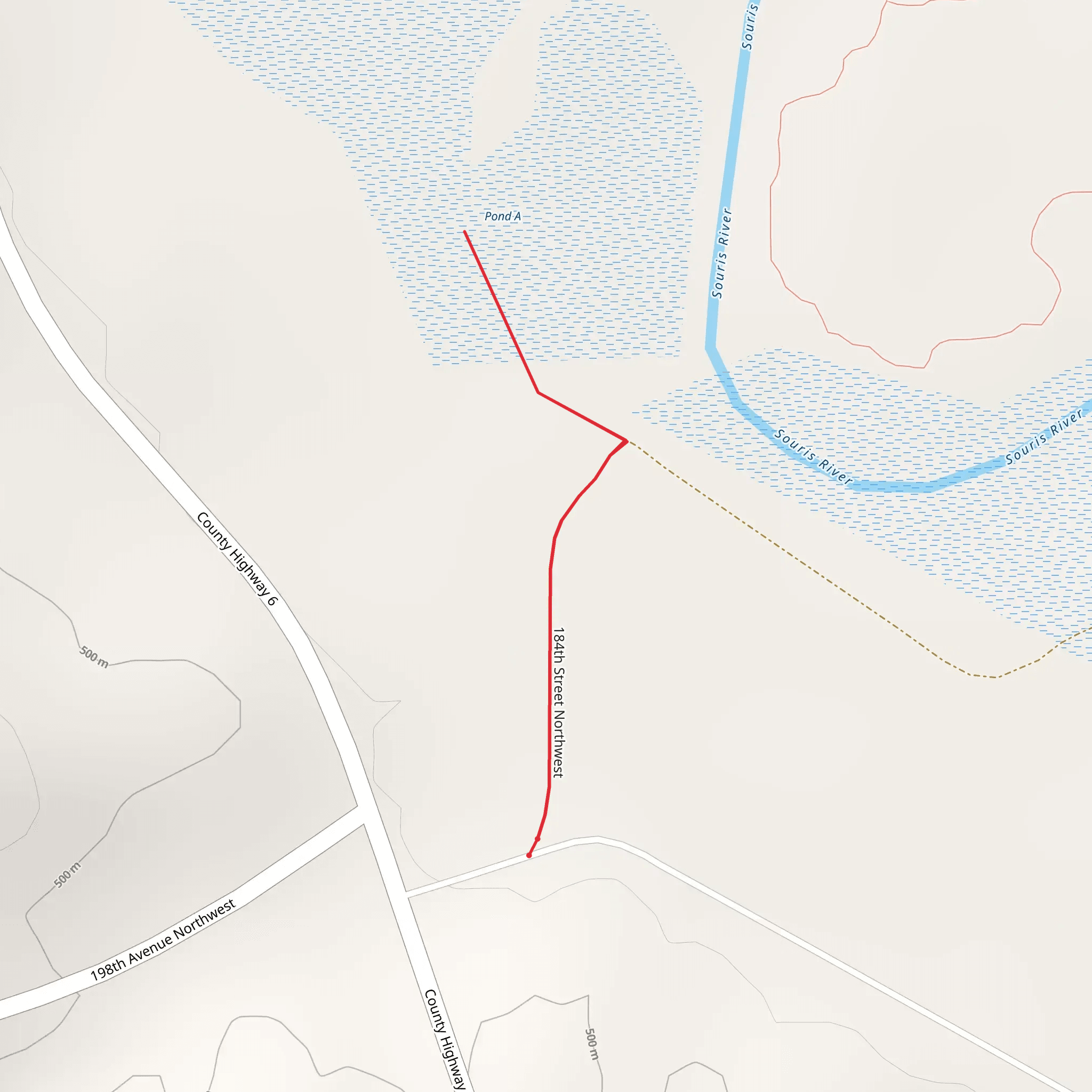 Pelican Nature Trail - County Highway 11 mobile static map