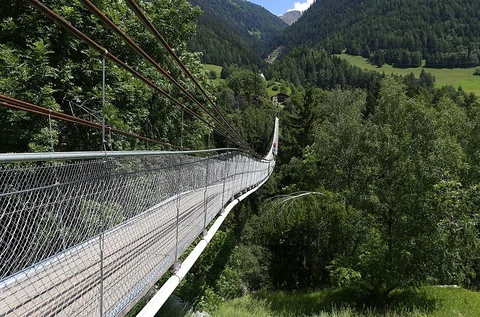 Fürgangen Bellwald Loop via Suspension Bridge