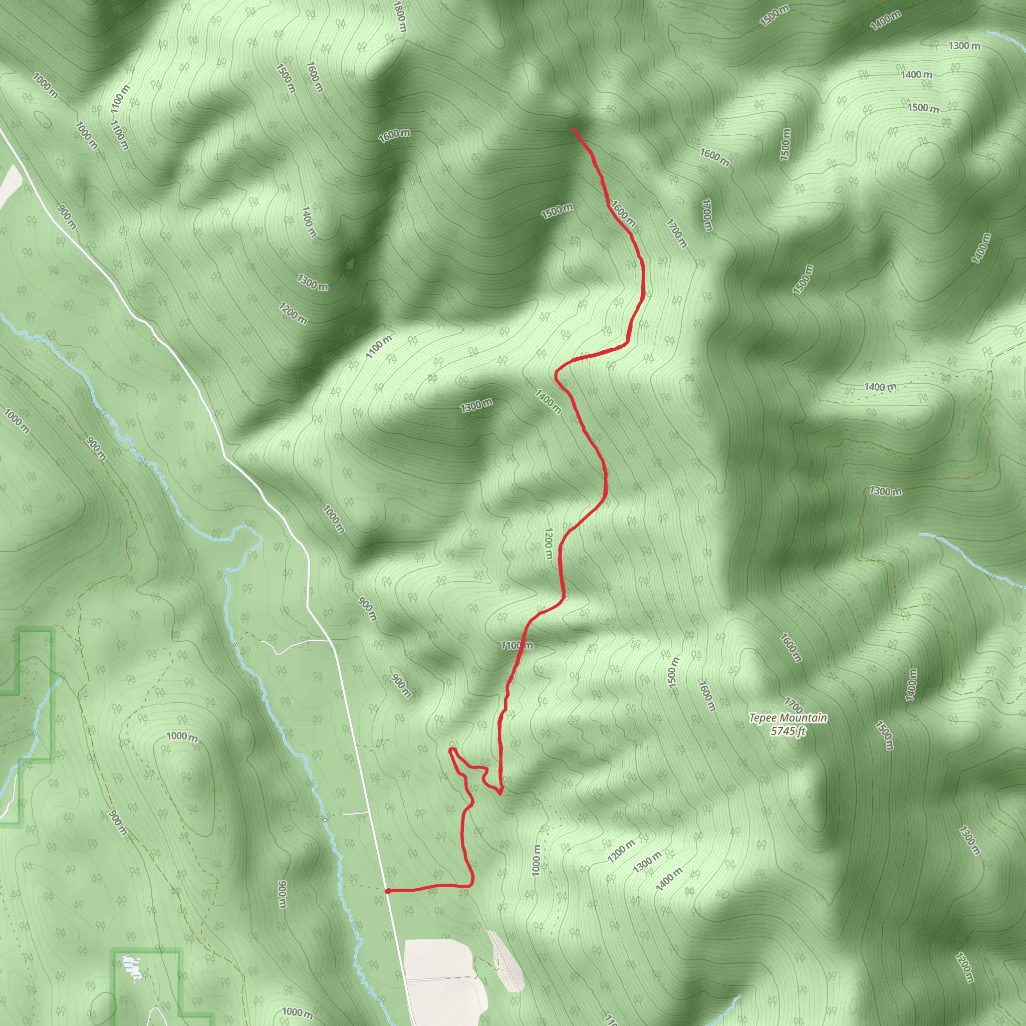 Pine - Newton Trail mobile static map