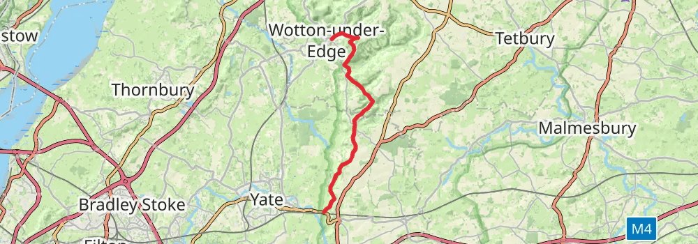 Cotswold Way stage 7 Map