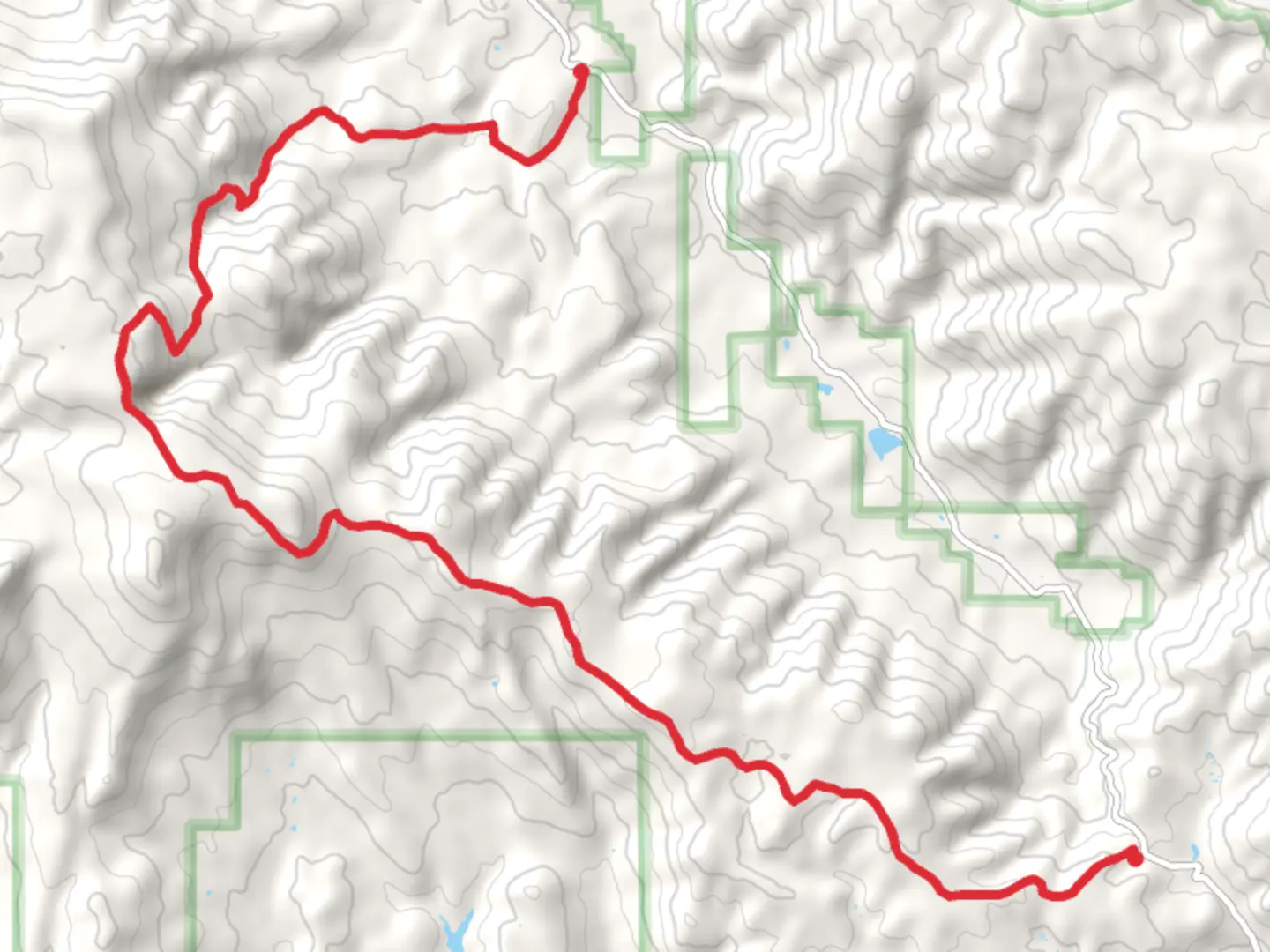 An image depicting the trail Morrison Divide Trail and its surrounding area.