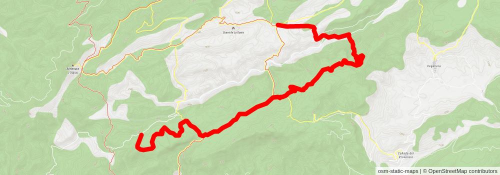 From Crucetillas to Encebrico stage 2 Map