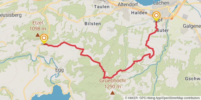 Camino Rankweil-Geneva alt 2 Map