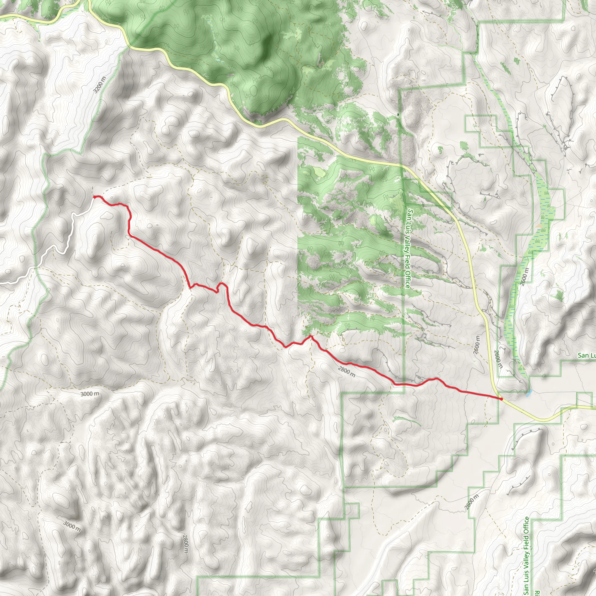 Luder's Creek Trail mobile static map