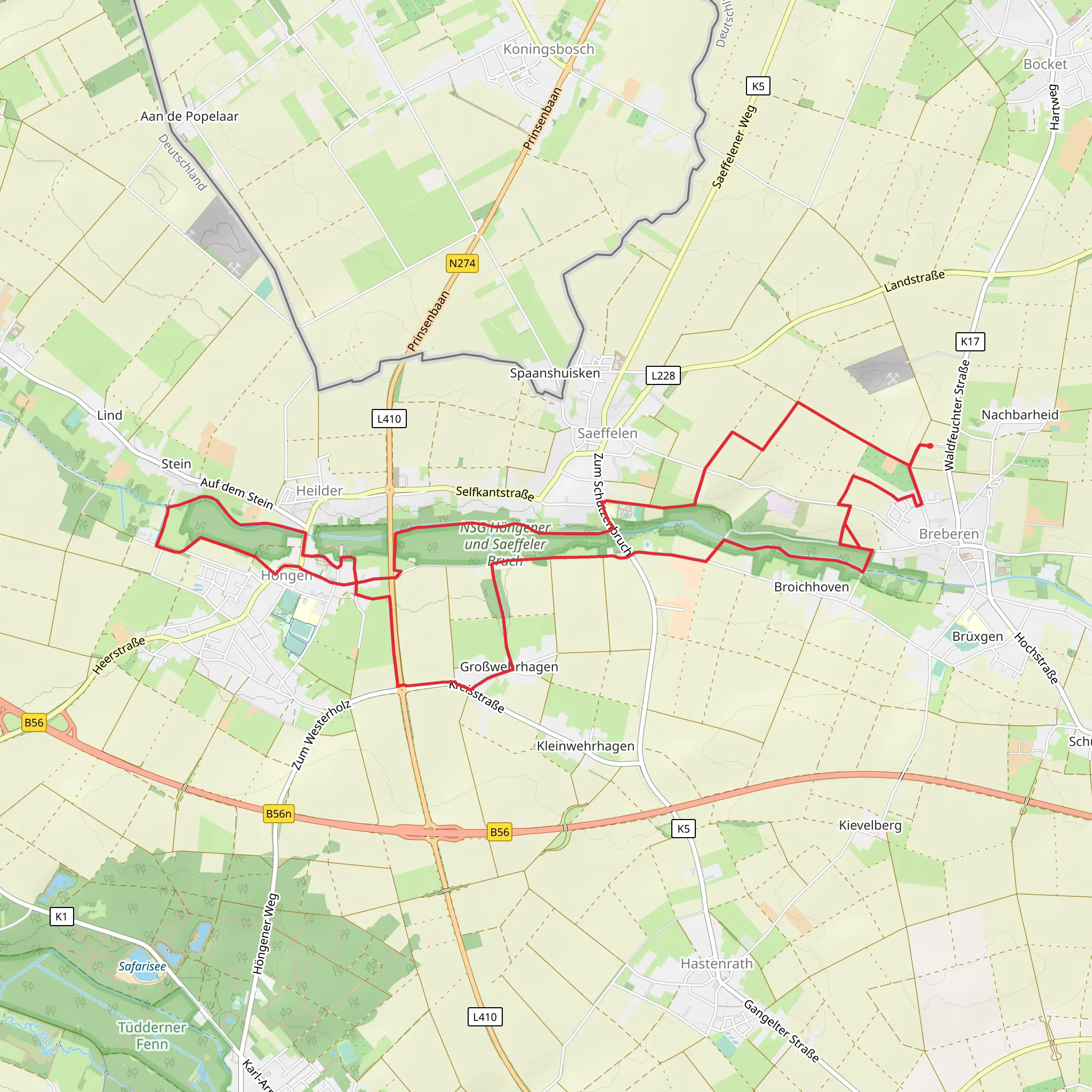 Höngen Loop mobile static map