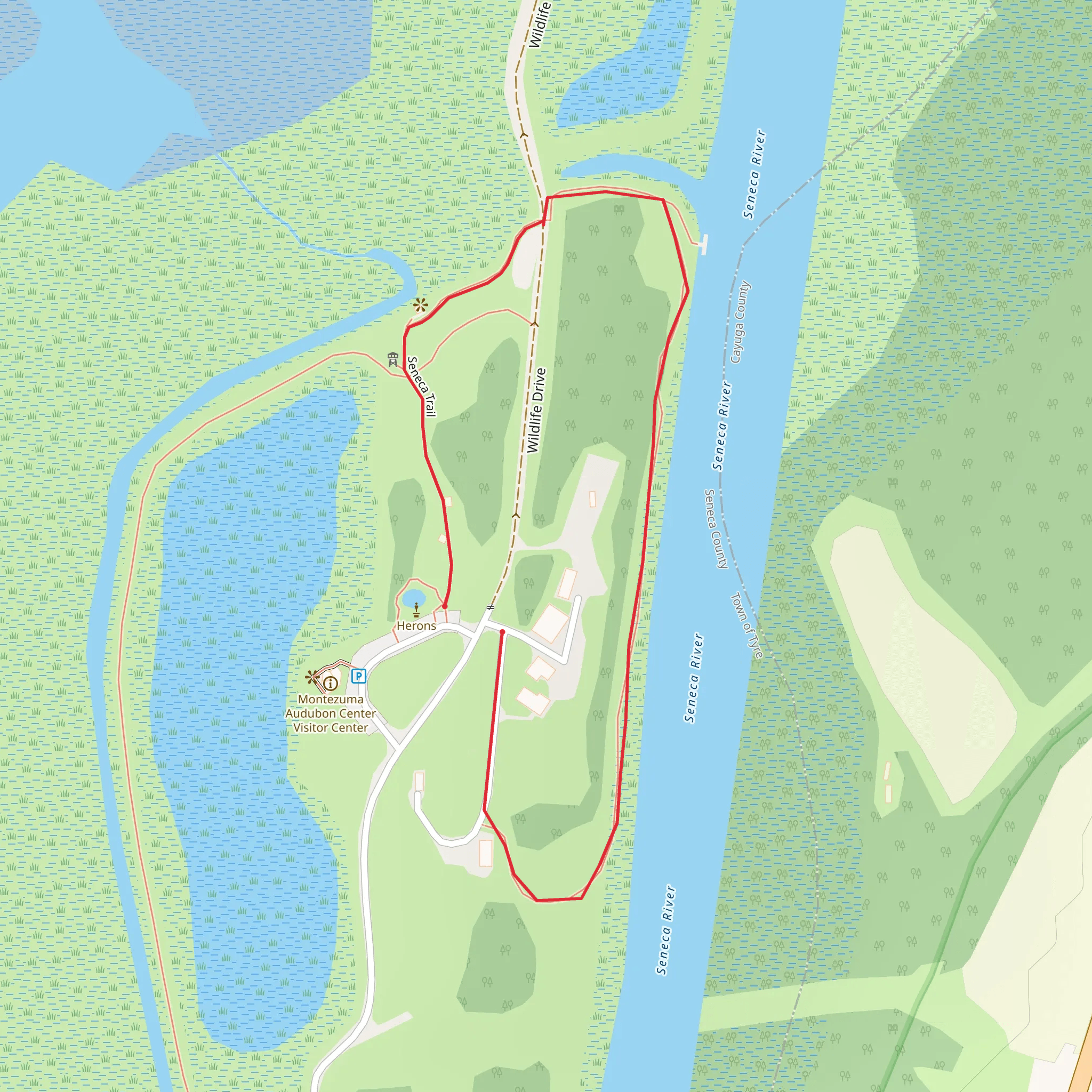 Seneca River Loop mobile static map