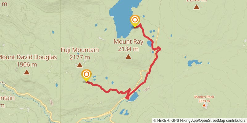 Oregon Timber Trail stage 29 Map
