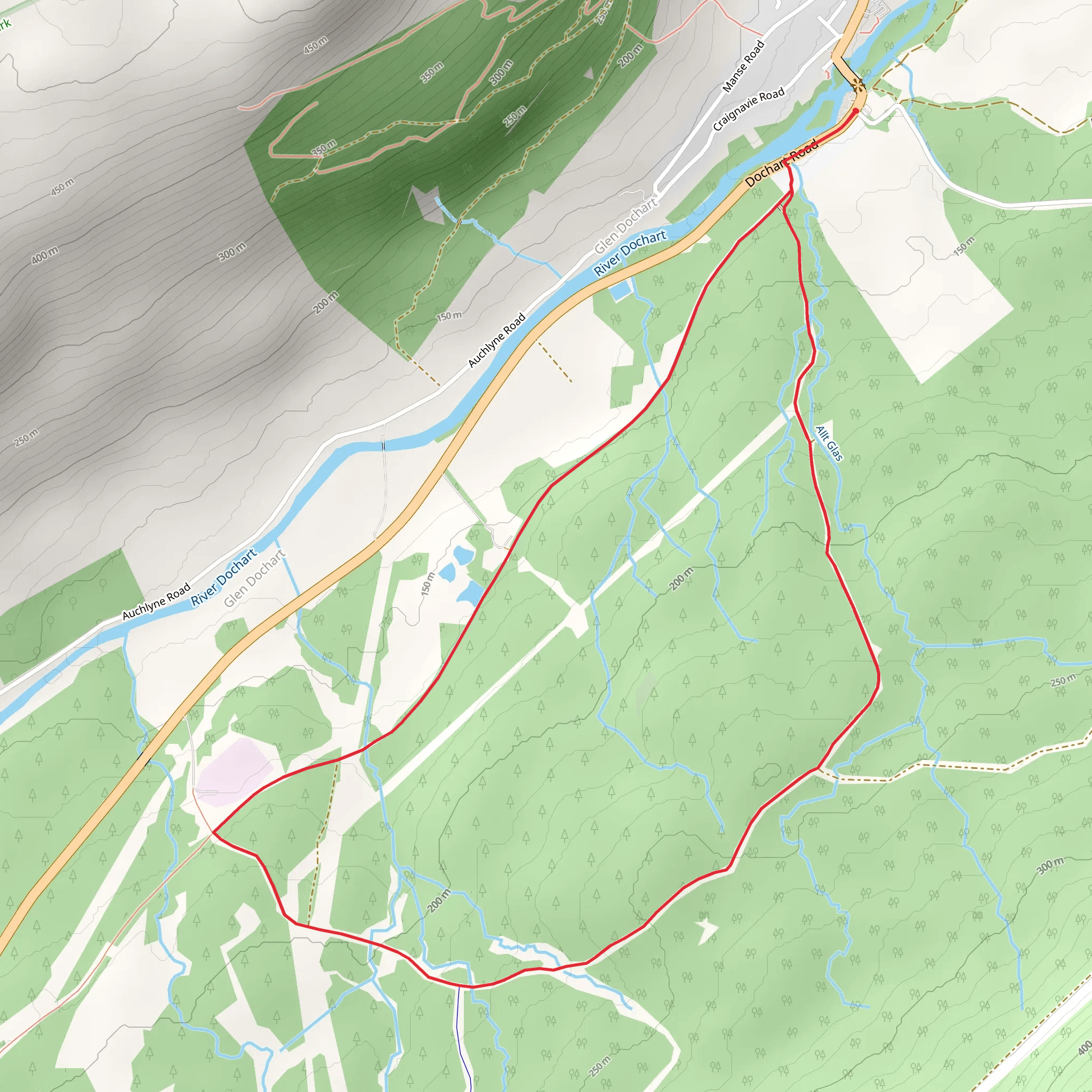 Acharn Forest Walk mobile static map