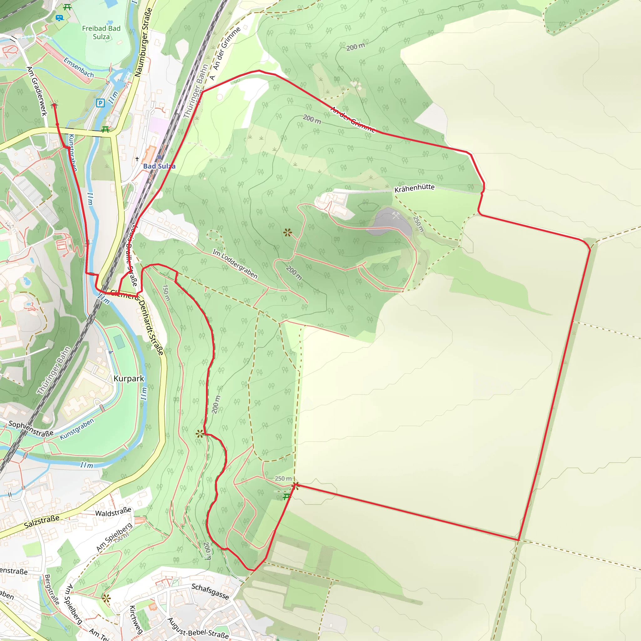 Herlitzenberg and Wachwisch Rastplatz Loop mobile static map