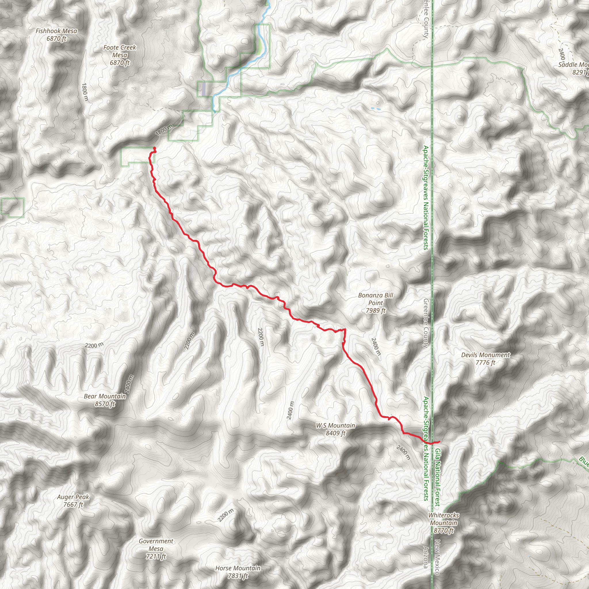 Franz Spring via Lanphier Trail mobile static map
