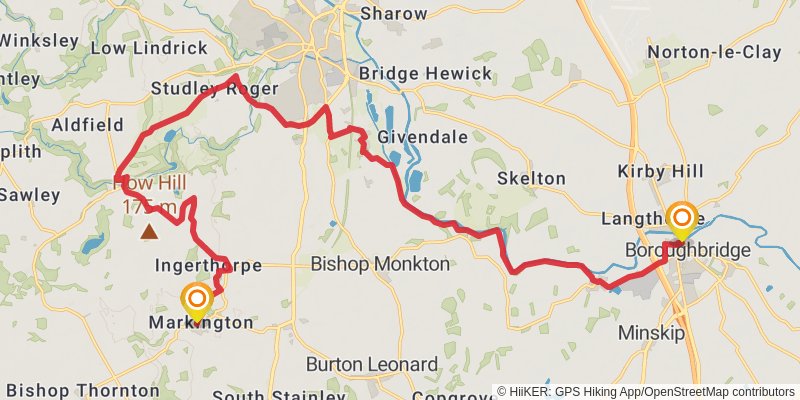 St Bernard's Way stage 3 Map