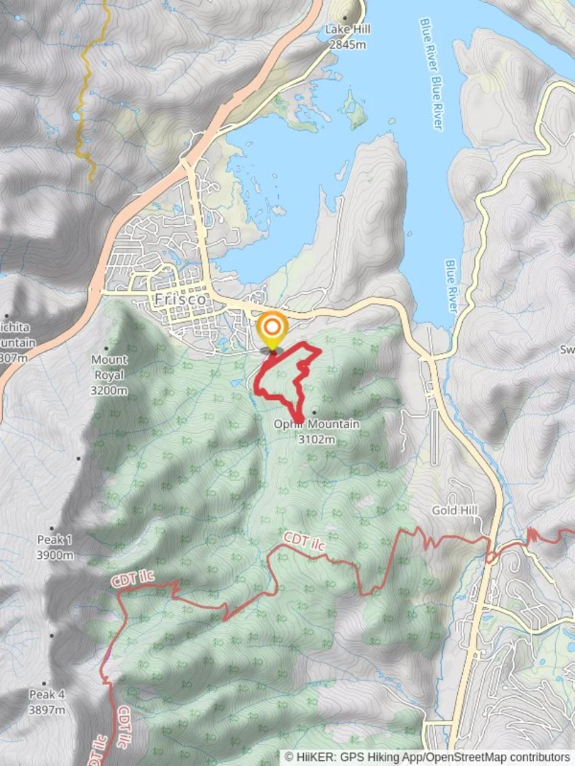 An image depicting the trail Henry Recen Loop and its surrounding area.
