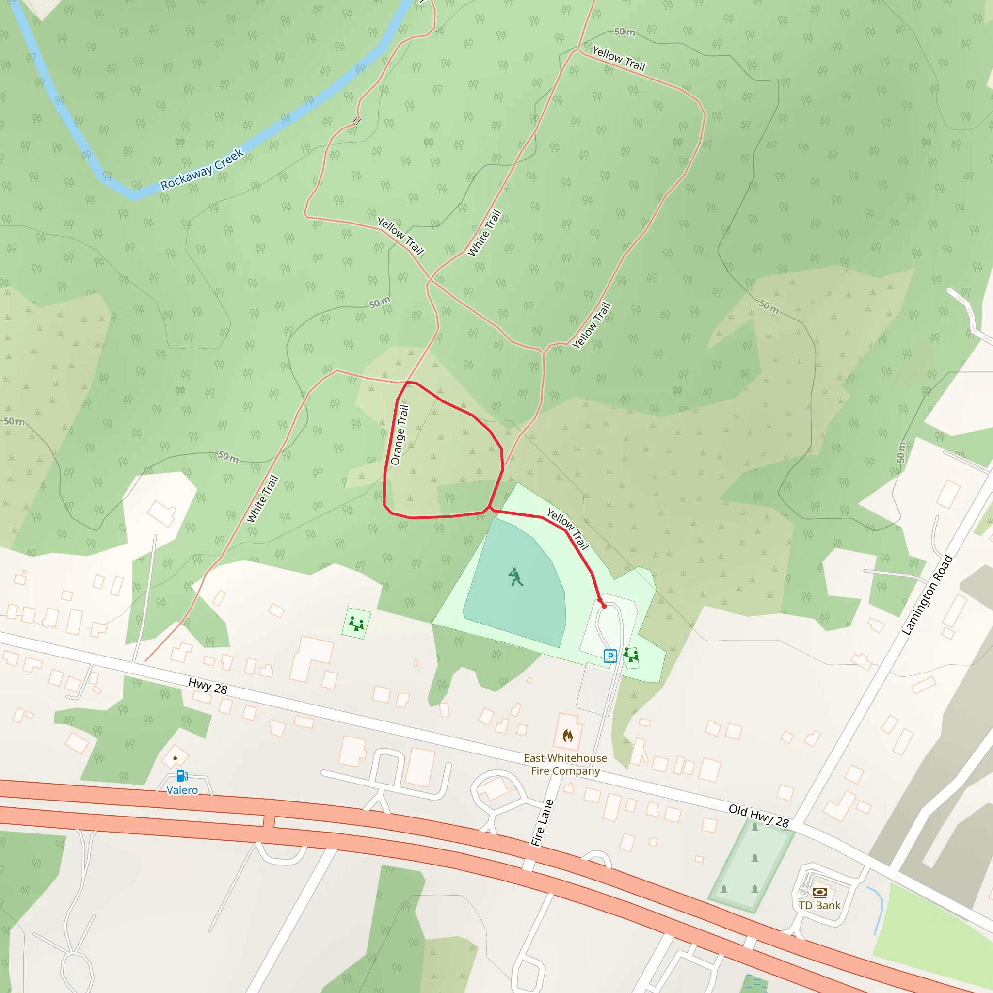 Yellow - Orange Loop mobile static map