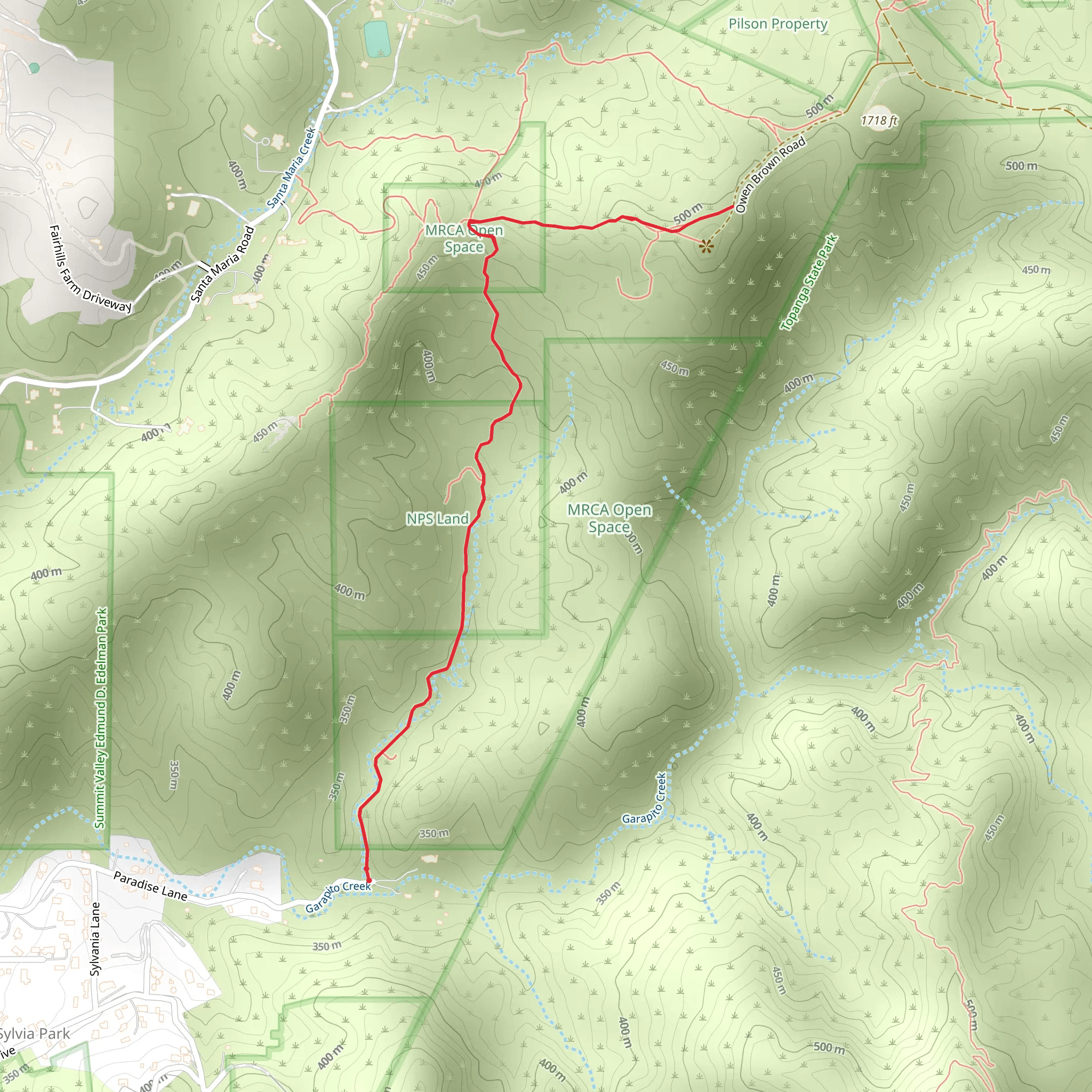 Yedvarts Trail mobile static map