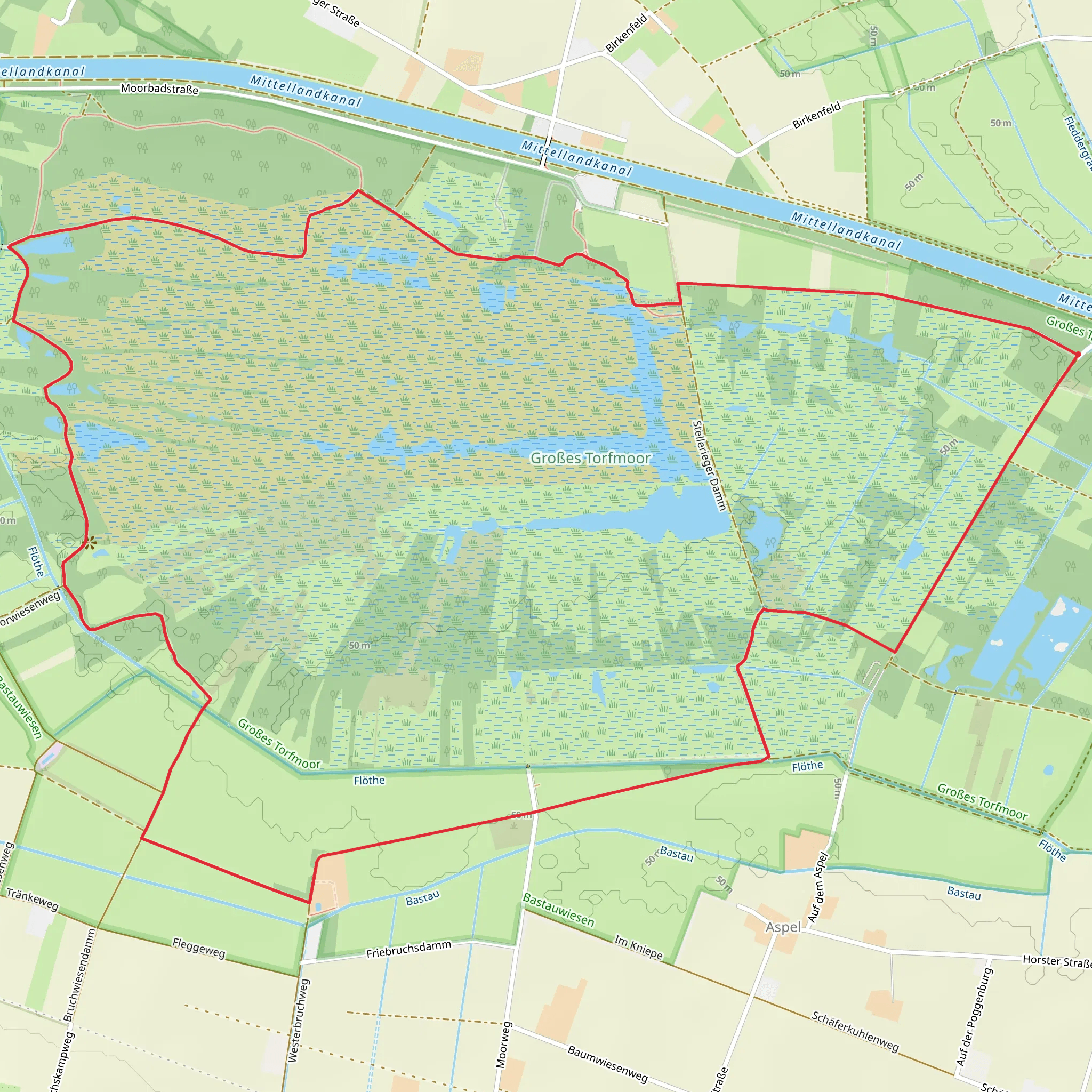 Rundwanderweg mobile static map