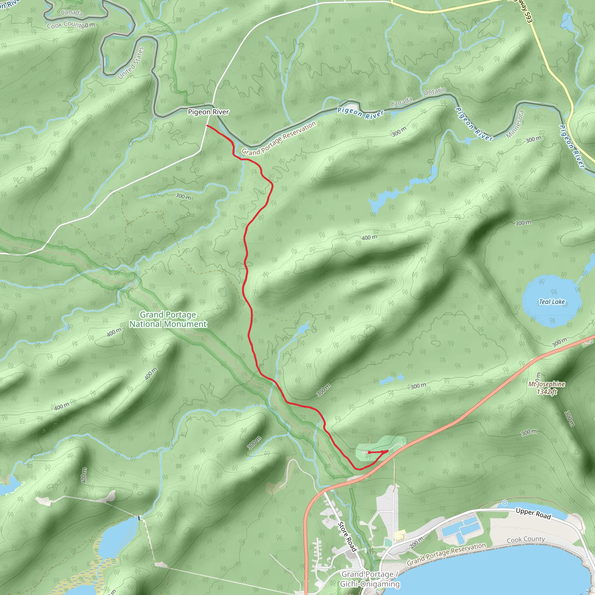 Joes Road mobile static map