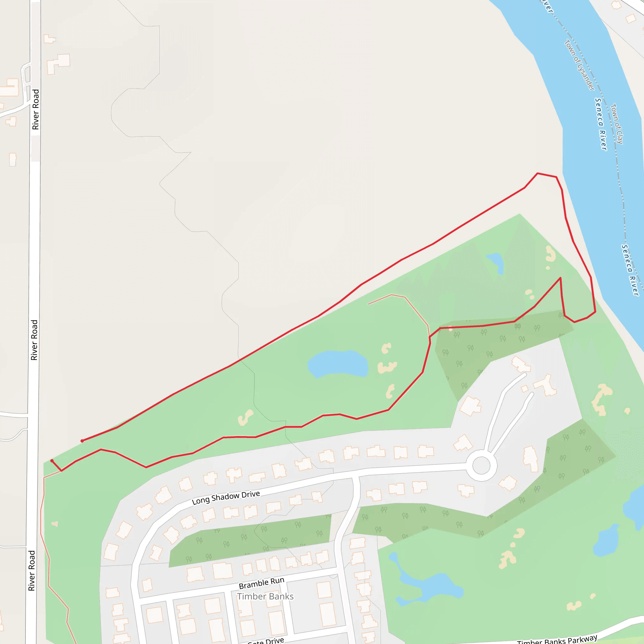 Seneca River Loop from River Road mobile static map
