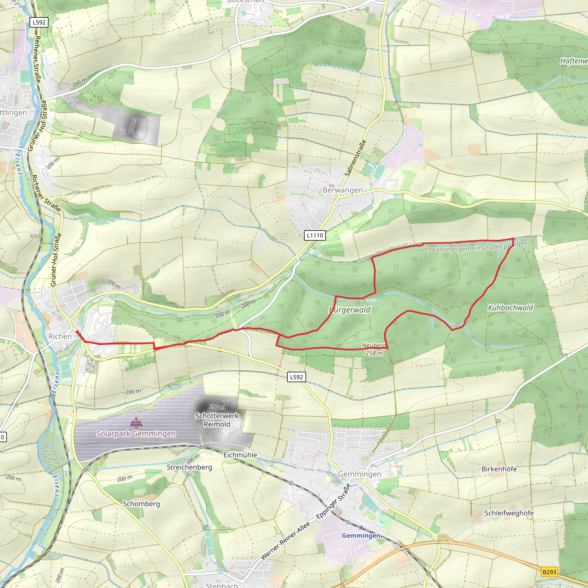 Neuberg Loop via Richen mobile static map