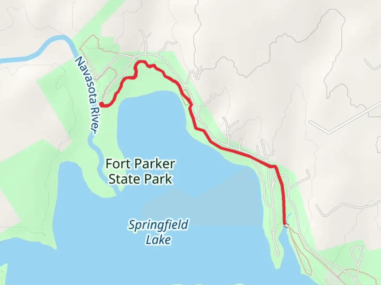 An image depicting the trail Navasota River Trail and its surrounding area.