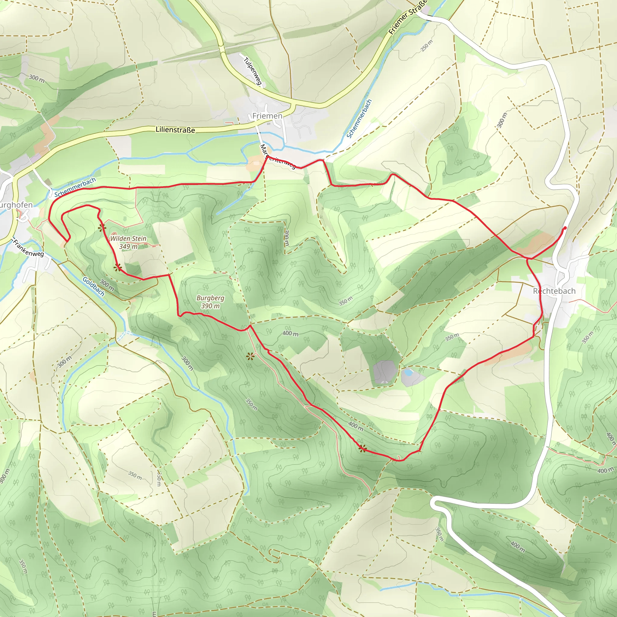 Ziegenkueppel via Rundweg Ziegenkueppel mobile static map