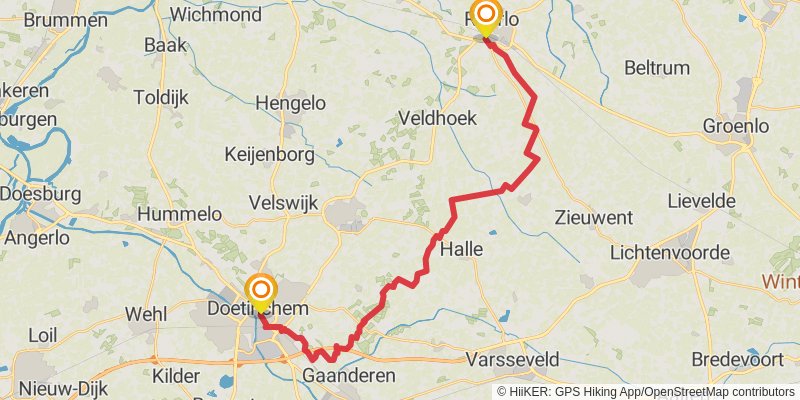 Graafschapspad stage 3 Map