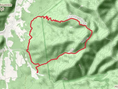 Belfast and Gunter Ridge Loop Trail - Petites Gap Road