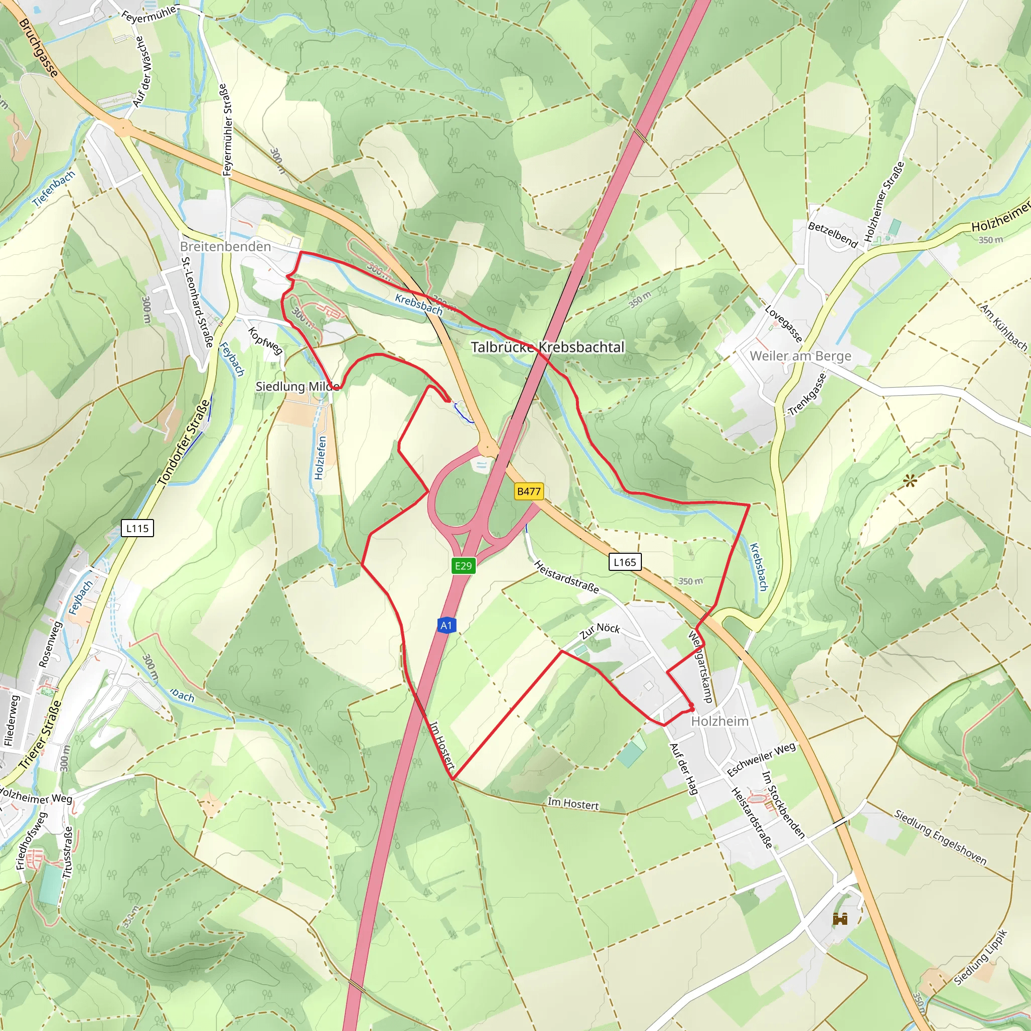 Bad Muenstereifel Loop mobile static map