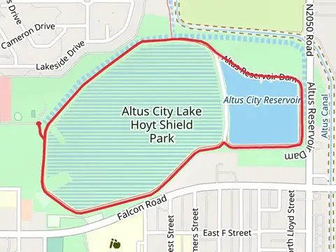 Altus Lake Reservoir and Altus City Reservoir Loop