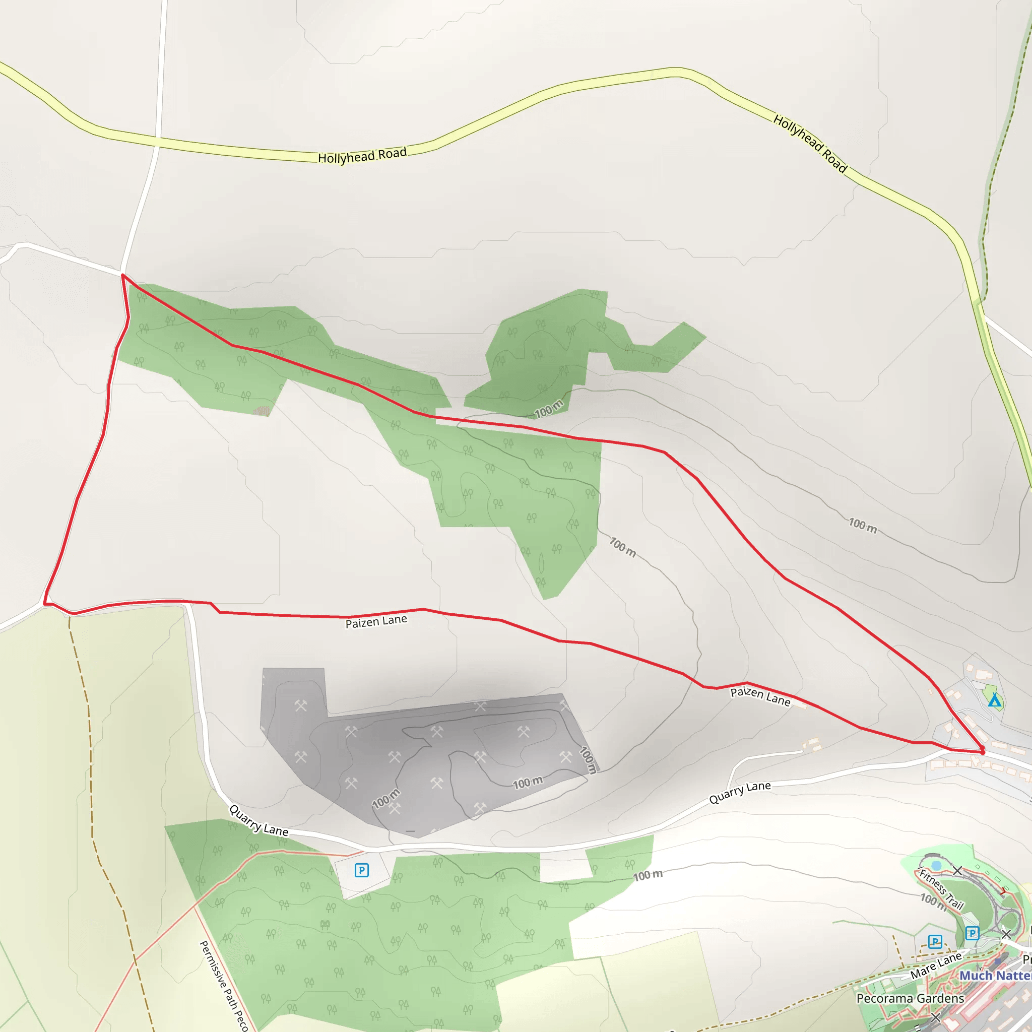 Beer YH - Paizen Lane Walk mobile static map