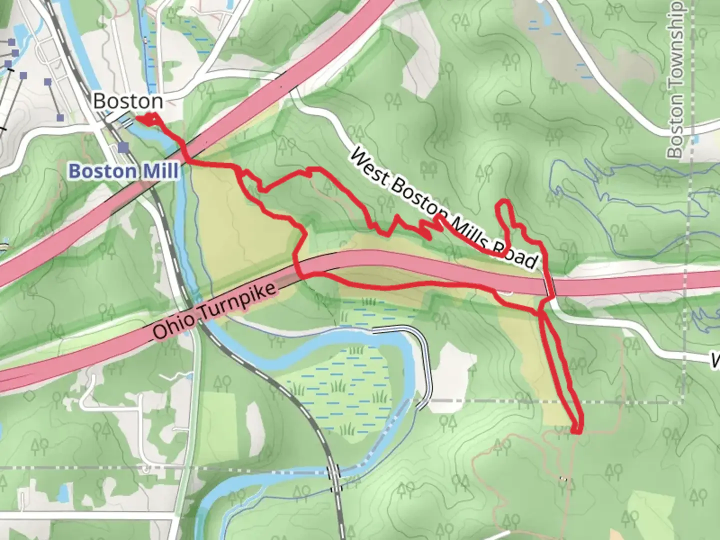 An image depicting the trail Buckeye Trail Loop and its surrounding area.