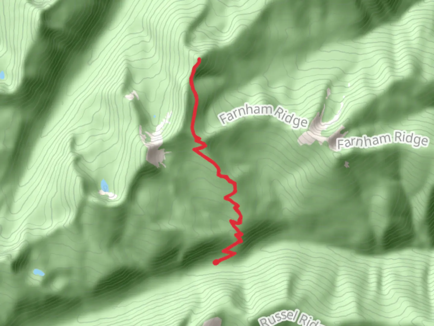 An image depicting the trail Fisher Peak Out and Back and its surrounding area.