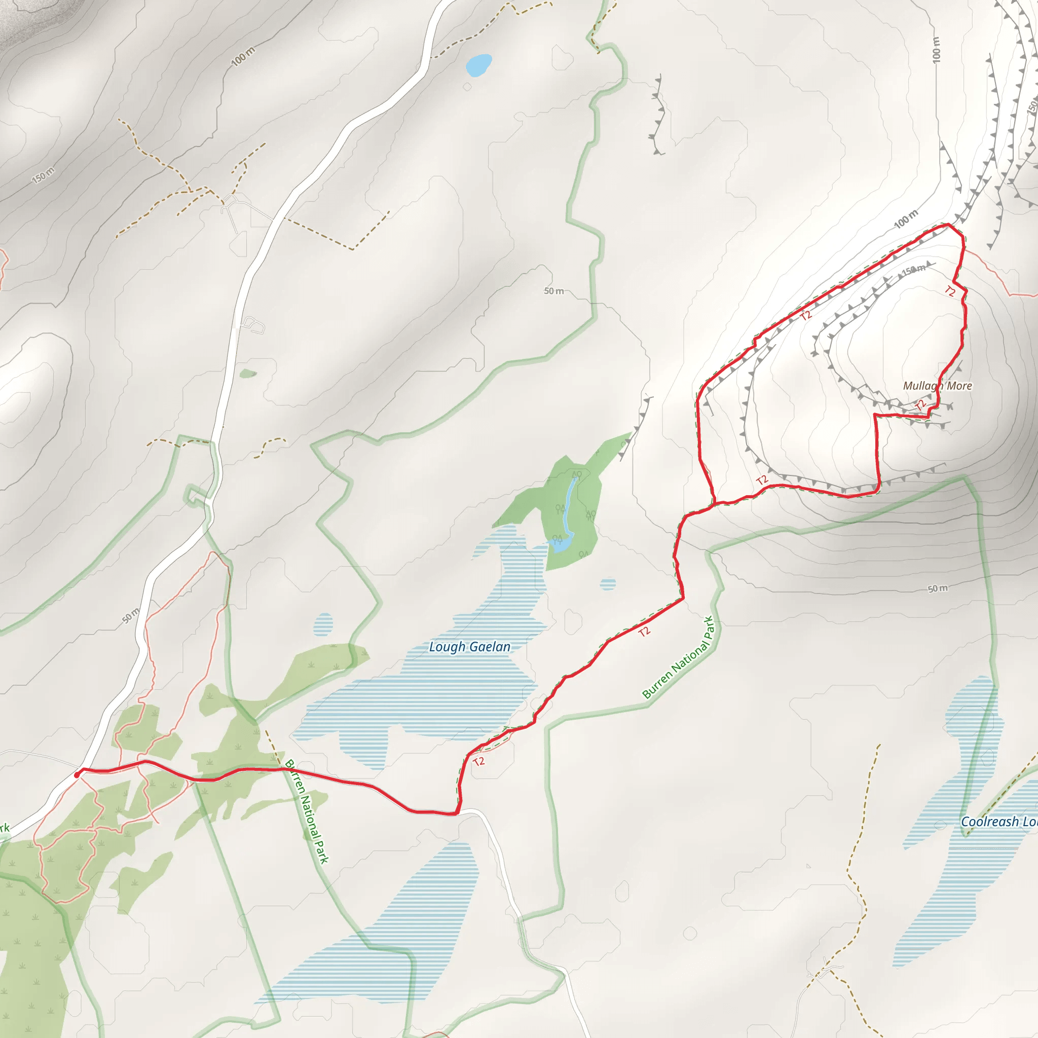 Mullaghmore mobile static map