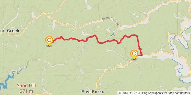 Vesuvius Main Loop Trail stage 2 Map