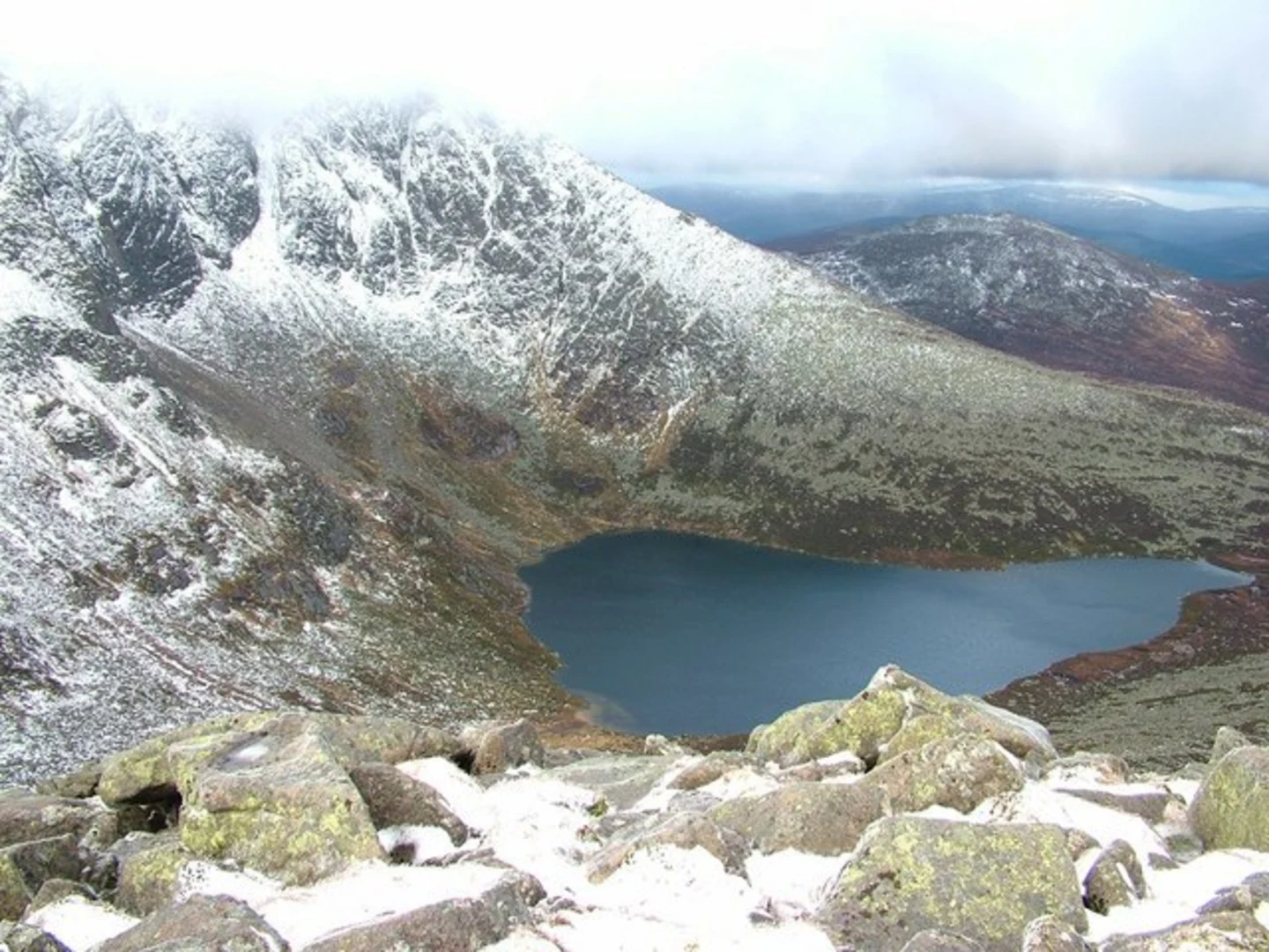 An image depicting the trail Cac Carn and Meikle Pap from Crathie and its surrounding area.