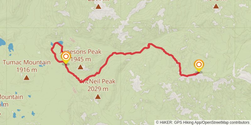 Pear Loop Trail stage 3 Map