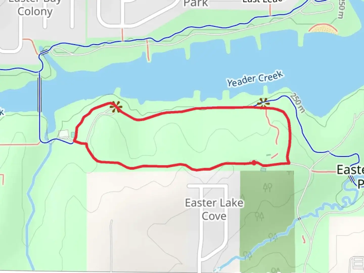 An image depicting the trail Mark C Ackelson Loop Trail and its surrounding area.