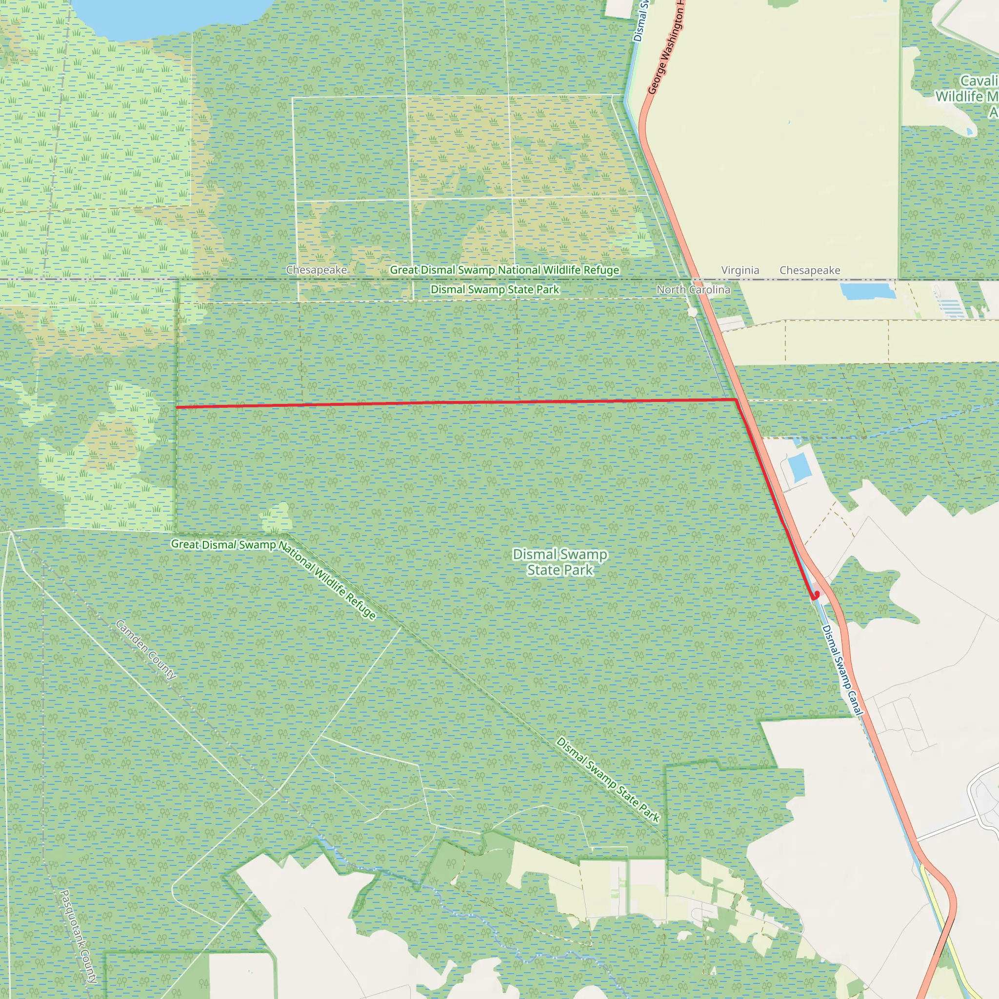 Kim Saunders Ditch Road mobile static map