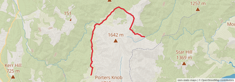 Te Araroa South Island stage 14 Map