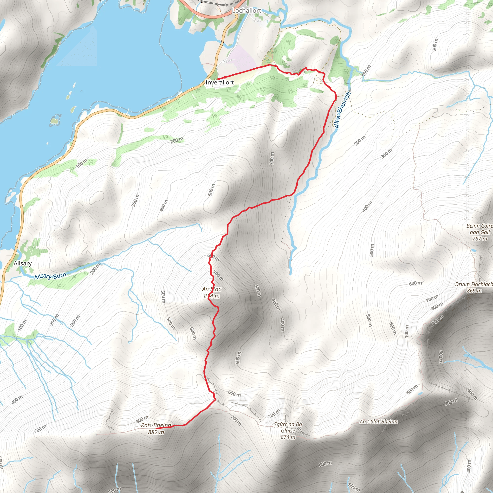 Rois - Bheinn mobile static map