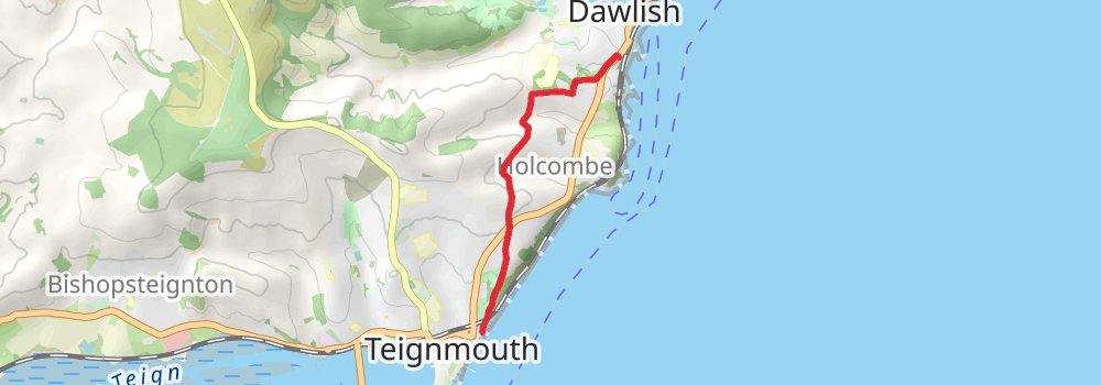 South West Coast Path alt 11 Map