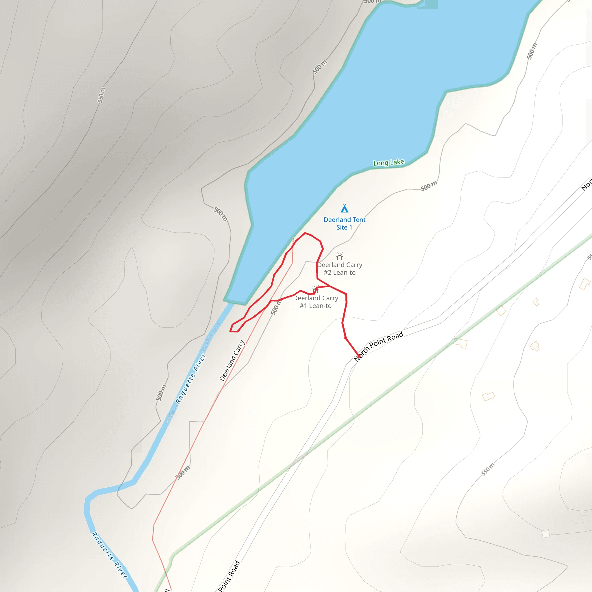 North Point Road Loop mobile static map