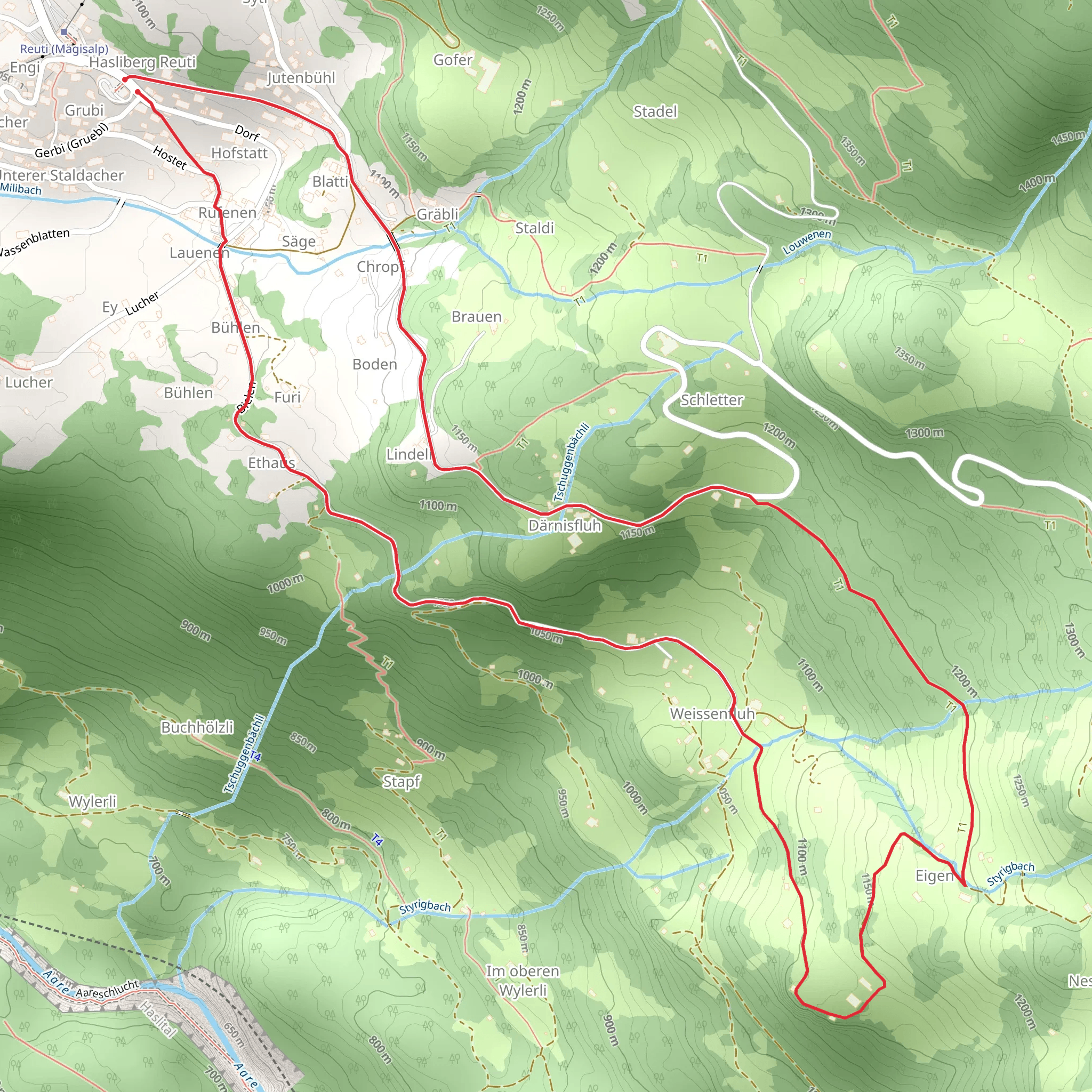 Eigen Circular Route mobile static map