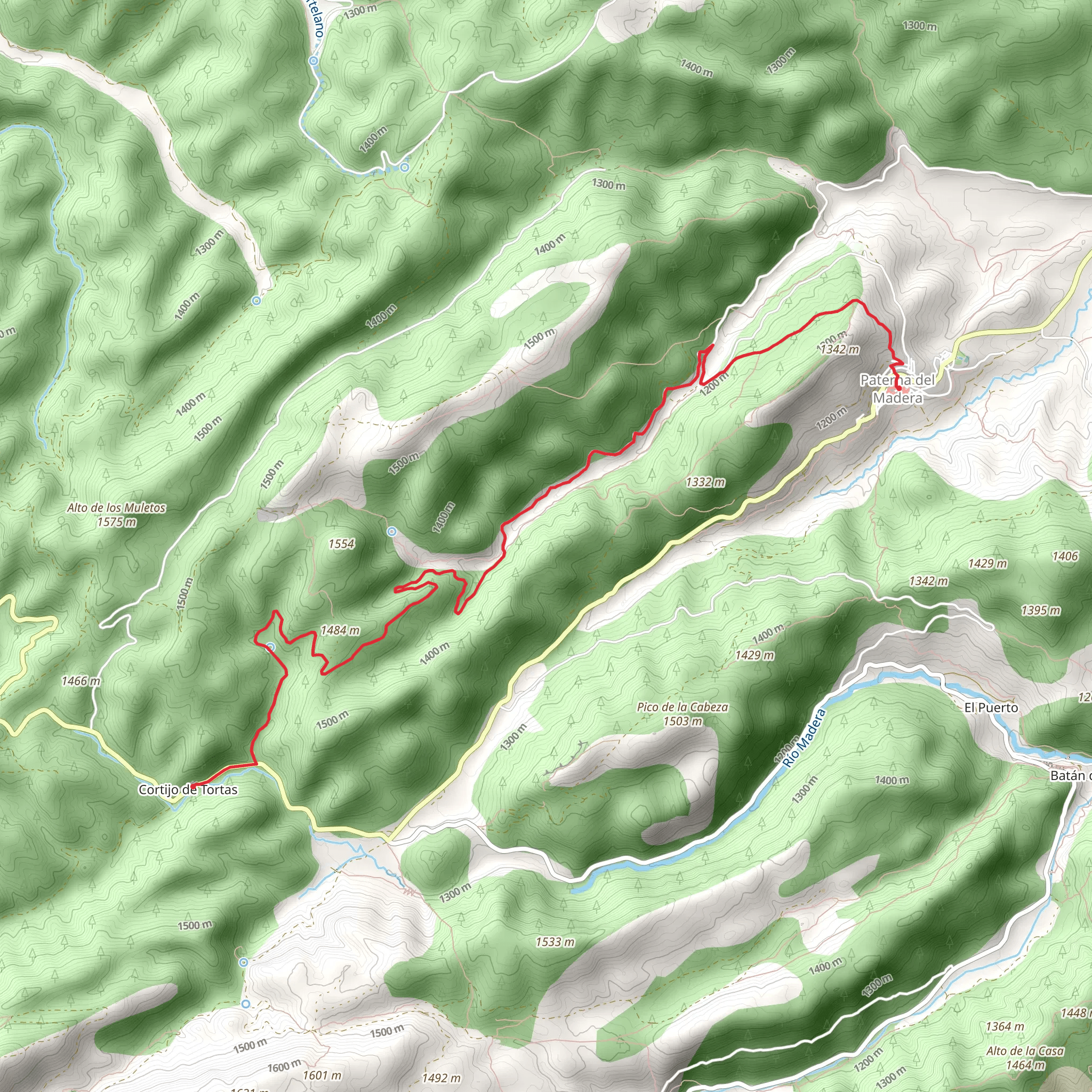 Calaire Trail mobile static map