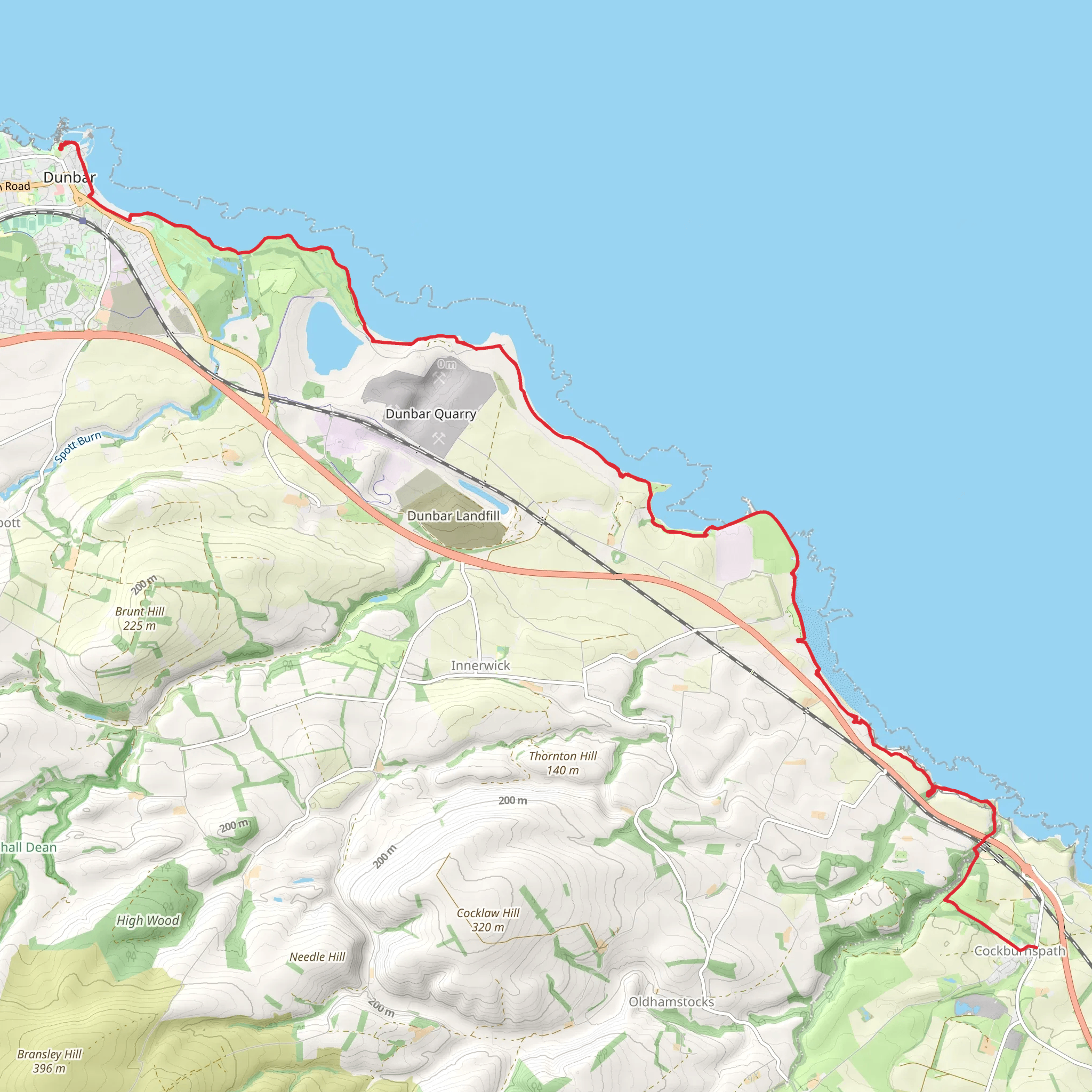 John Muir Link mobile static map