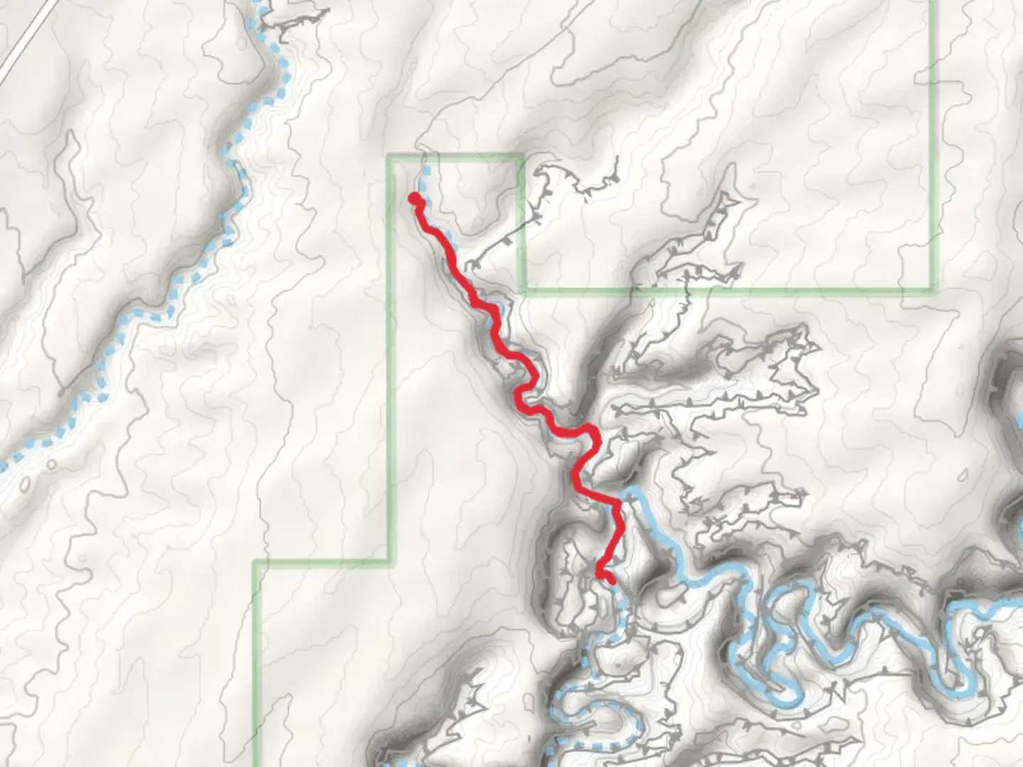 An image depicting the trail Bullet Canyon Trail and its surrounding area.