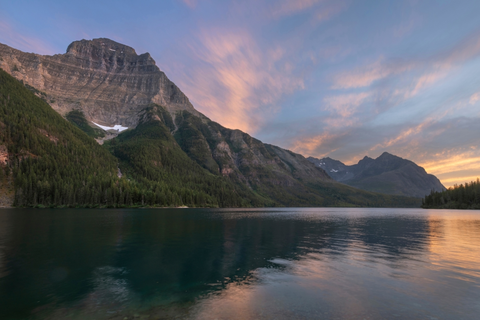 An image depicting the trail Kishenehn Trail and its surrounding area.