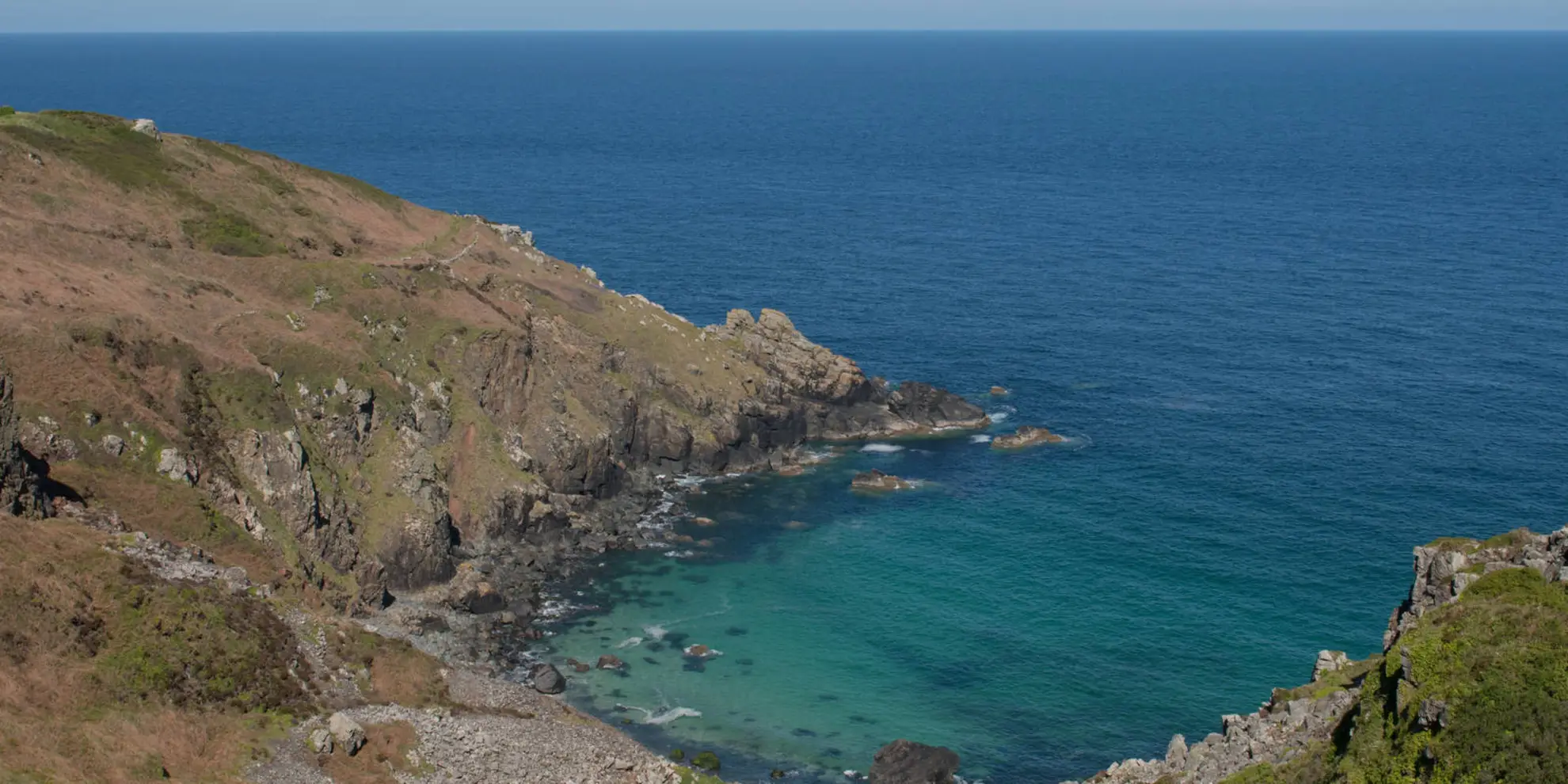 An image depicting the trail Morvah to Zennor using the Coastal Path and its surrounding area.