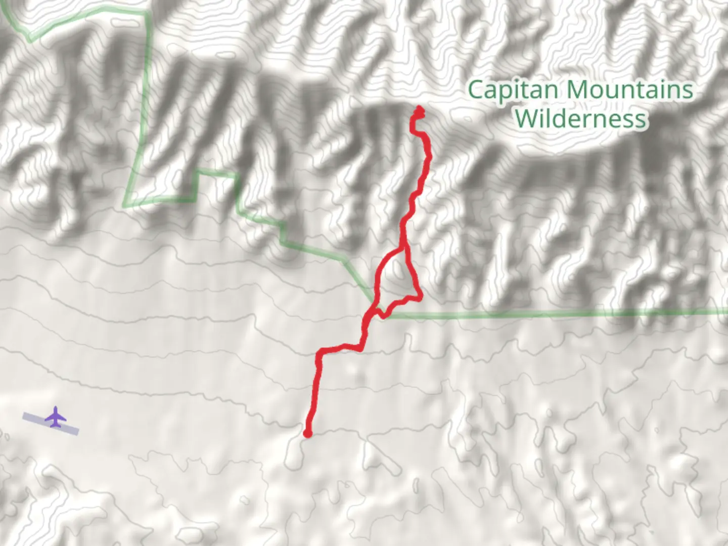 An image depicting the trail Pierce Canyon Trail and its surrounding area.