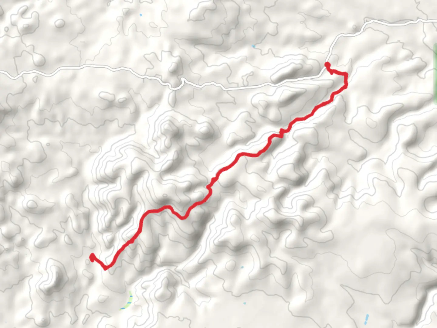 An image depicting the trail Cold Water Trail and its surrounding area.