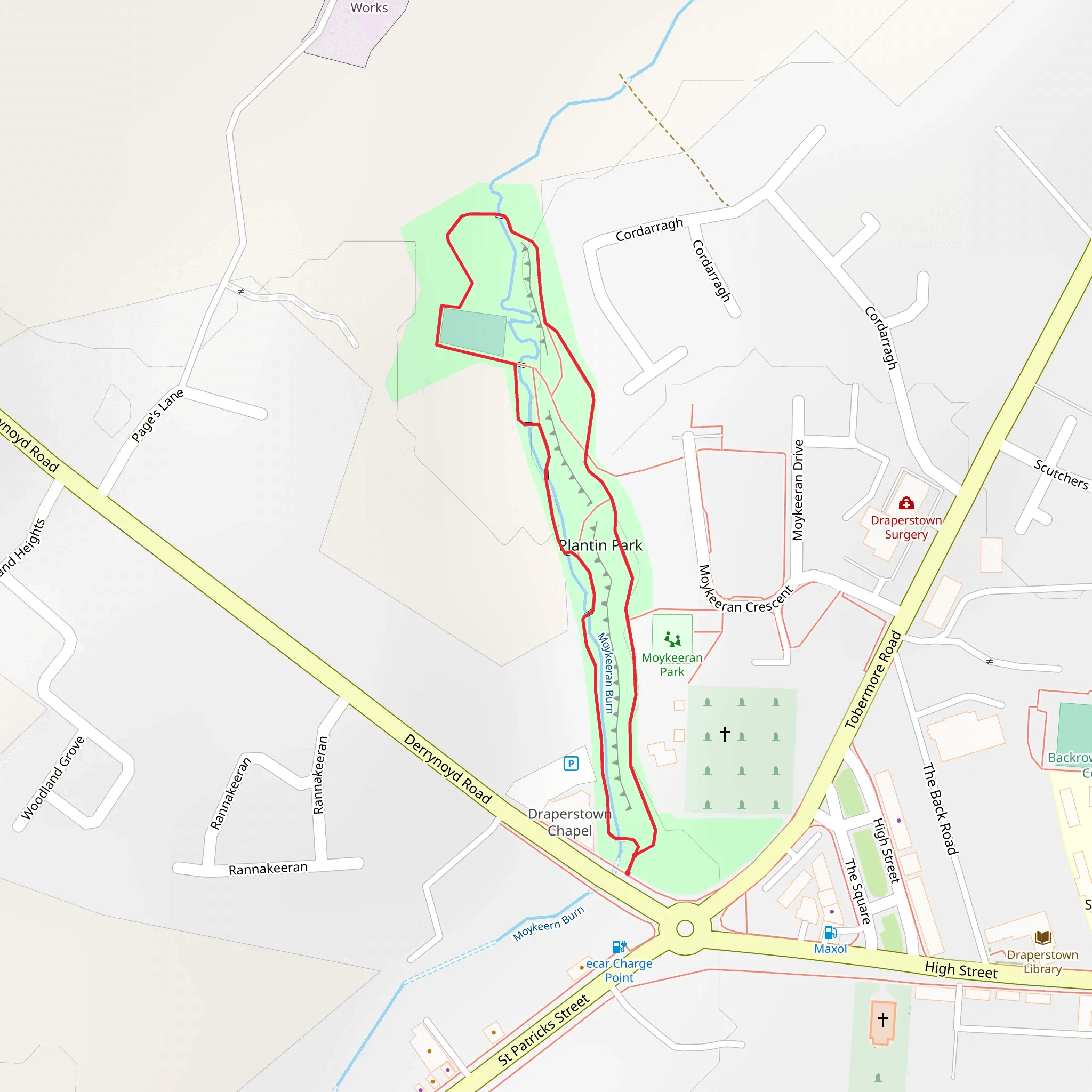 Plantin Park mobile static map